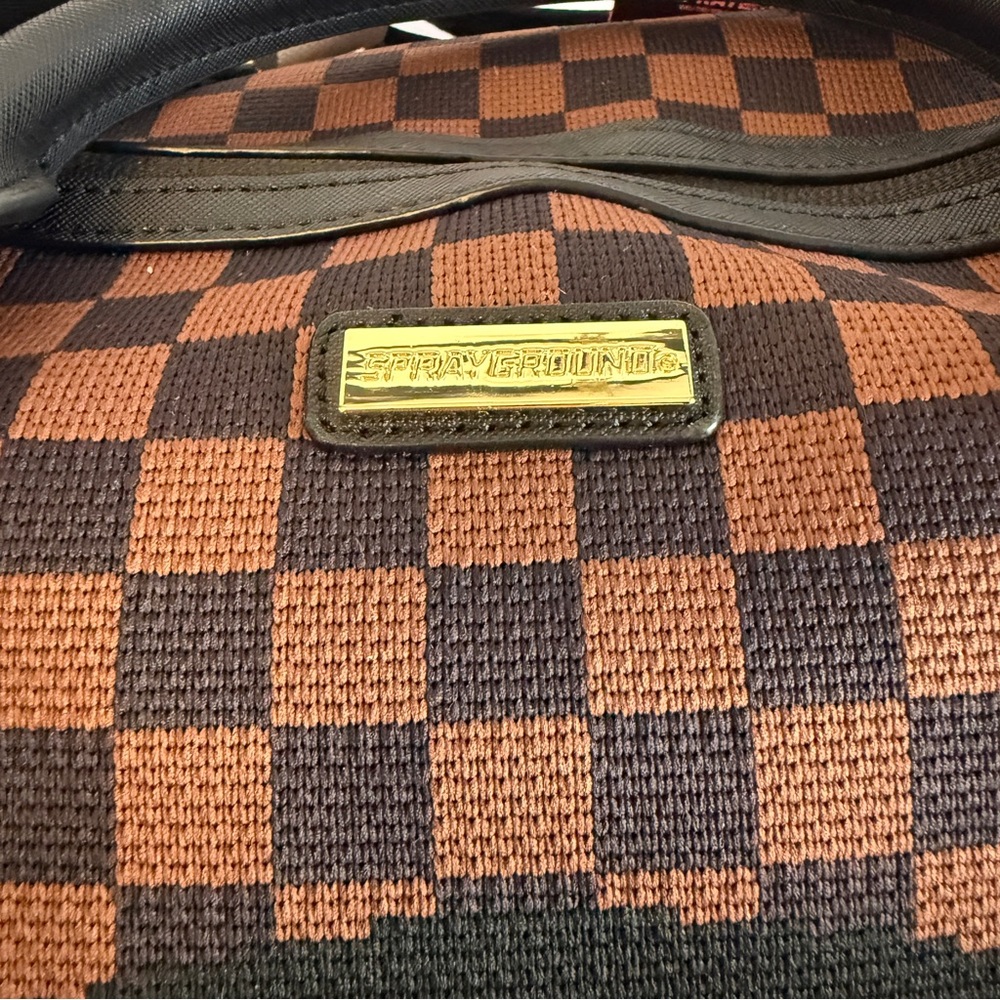 Sprayground Kyotoknit Sharks in Paris Mini Duffel - Picture 5 of 11